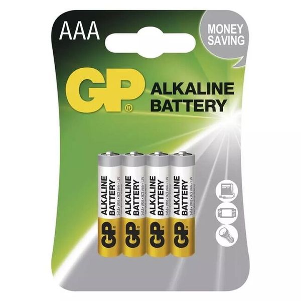 Alkalická batéria GP Alkaline LR03 (AAA) - blister (4ks)