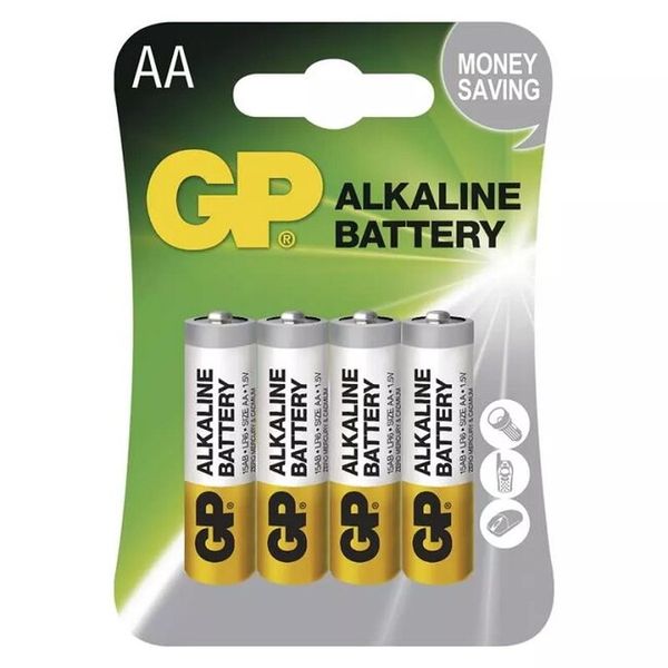 Alkalická batéria GP Alkaline LR6 (AA) - blister (4ks)