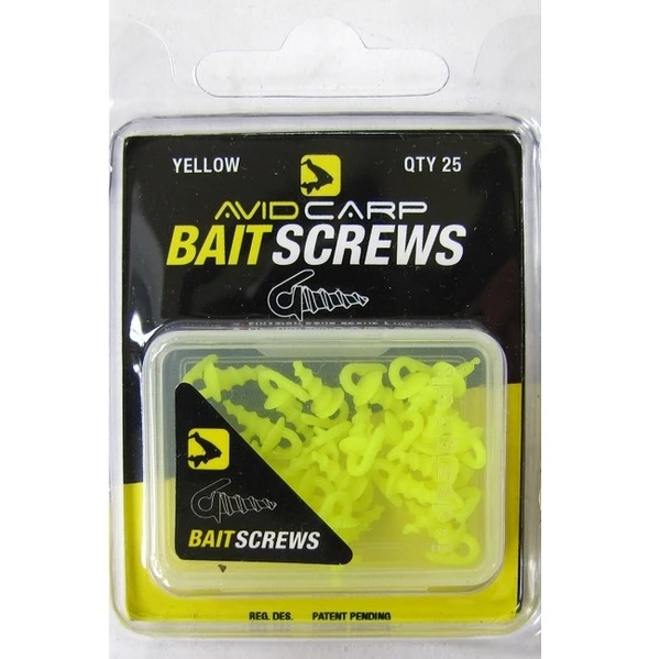 Avid Carp Bait Screws Yellow 25ks