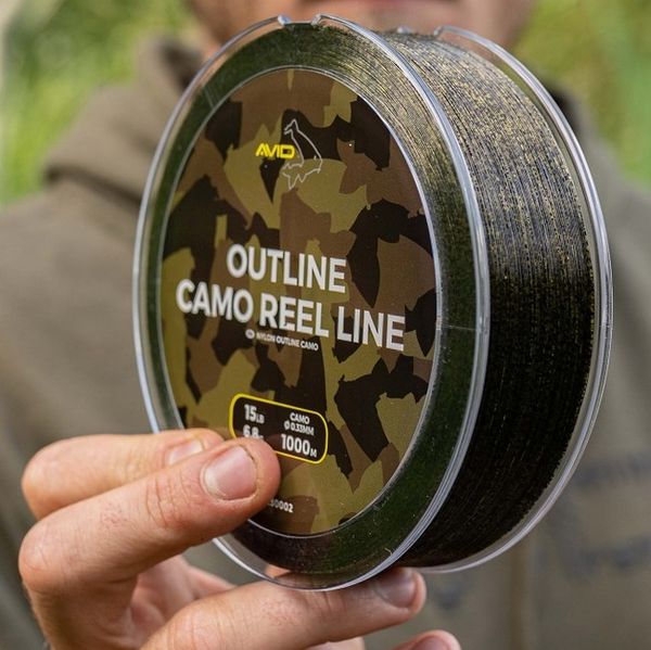 Avid Carp Silón Outline Camo Reel Line 0,31mm/1000m