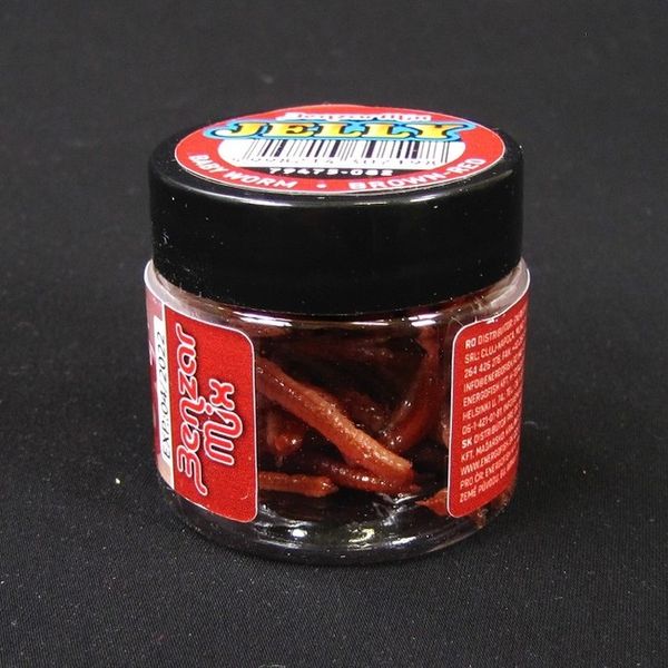 Benzar Mix Jelly Baits Baby worm hnedá+červená 20ks