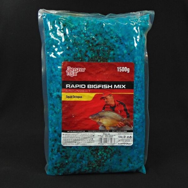 Benzár Mix Kŕmna zmes Rapid Bigfish Mix 1,5kg Chobotnica-Kalmár
