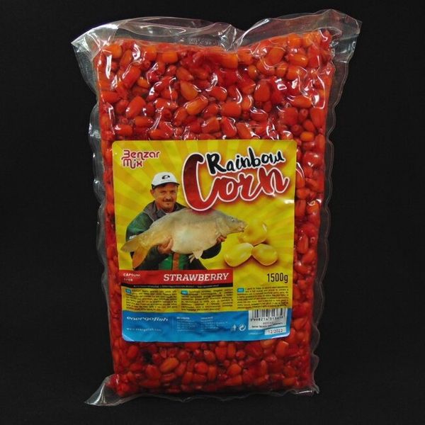Benzár Mix Rainbow Corn 1,5kg Jahoda-červená