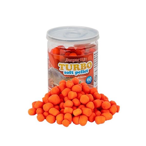 Benzár mix Turbo soft pelety Long Life Čoko-Pomaranč 60g oranžové
