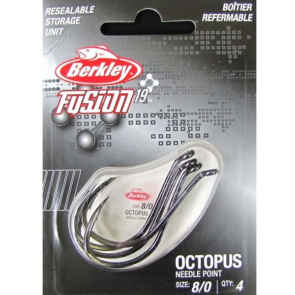 Berkley Fusion19 Octopus Hooks 8/0 4ks