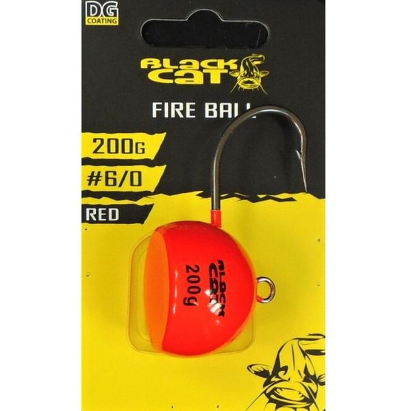 Black Cat Fire - Ball 120 g 1 ks Red