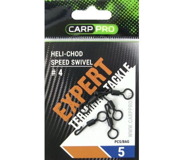 Carp Pro Heli-Chod Speed Swivel veľ.4/5ks