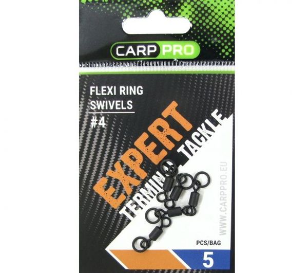 Carp Pro Run Flexi Ring Swivel veľ.4/5ks