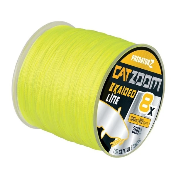 Carp Zoom CatZoom Braided Line 8X 0,50 mm 49,8 kg 300 m fluo žltá