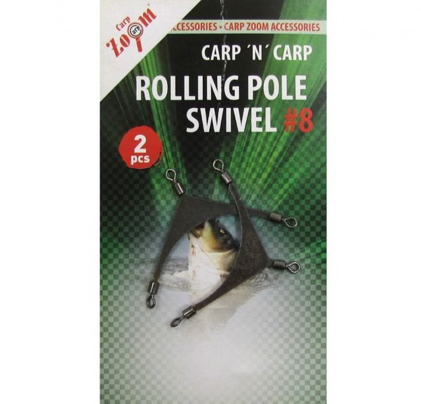 Carp Zoom Rolling Pole Swivel č.8 2ks