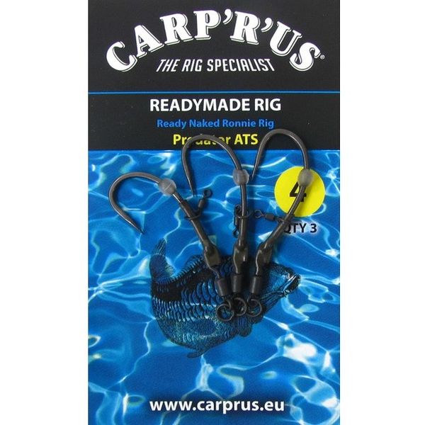 Carprus Ready Naked Ronnie Rig Predator 4 3ks