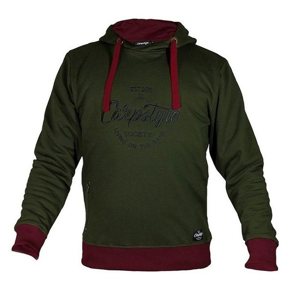 Carpstyle Mikina Green Forest Hoodie - XL