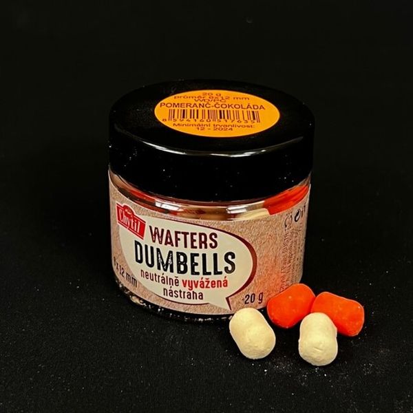 Chytil Wafters Dumbells 8x12 mm 20 g Pomaranč / Čokoláda