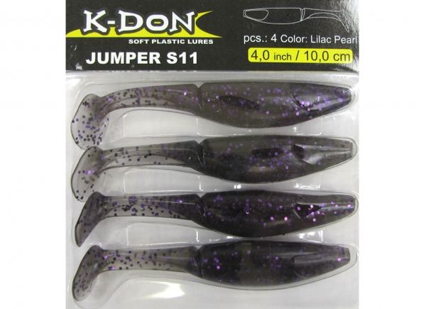 Cormoran K-DON Jumper S11 Gumenná Nástraha - Lilac Pearl 10cm 4ks