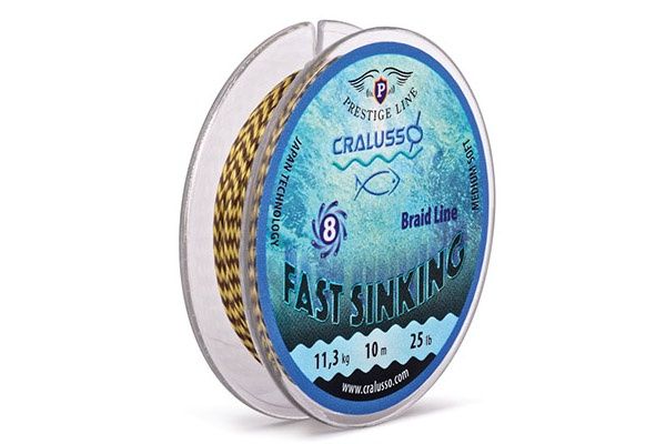 Cralusso šnúra Fast Sinking 25lb/11,3kg/10m