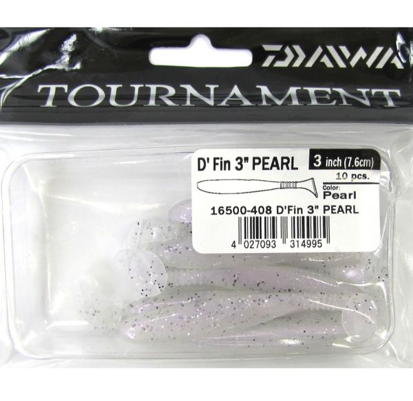 Daiwa D Fin umelá nástraha 7,6cm 10ks Pearl