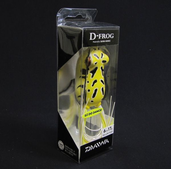 Daiwa D-Frog Gumená Nástraha Yellow Toad 6cm 17g