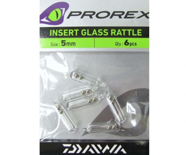 Daiwa Prorex Insert Glass Rattle 5mm/6ks