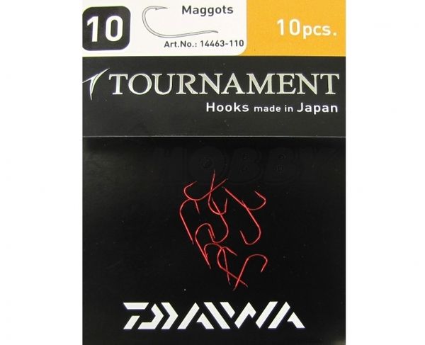 Daiwa Tournament Háčik Maggots na červy č.10/10ks