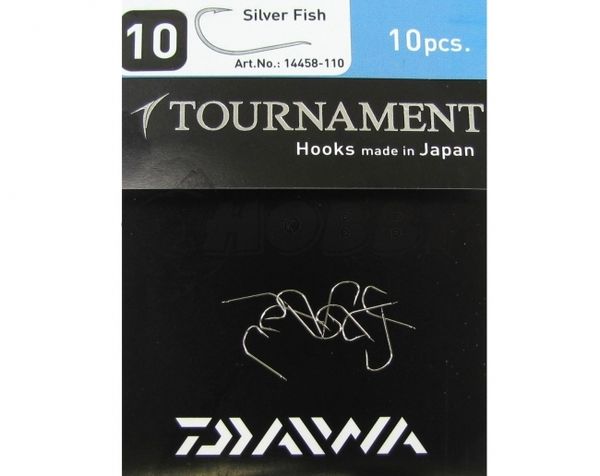 Daiwa Tournament Háčik Silver Fish č.10/10ks
