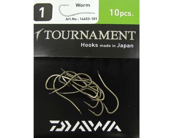Daiwa Tournament Háčik Worm č.2/10ks