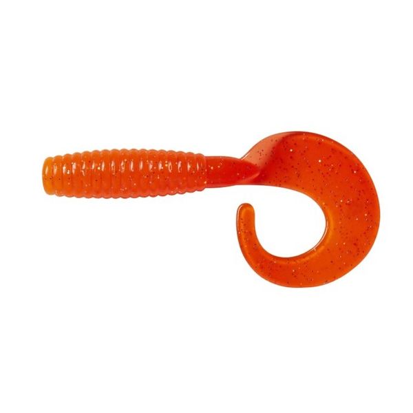 DAM Gumová Nástraha Grup Curl Tail 5,5cm Orange/Silver