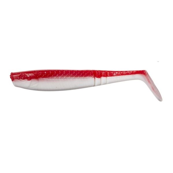 DAM Gumová nástraha Shad Paddletail 10cm Red/White