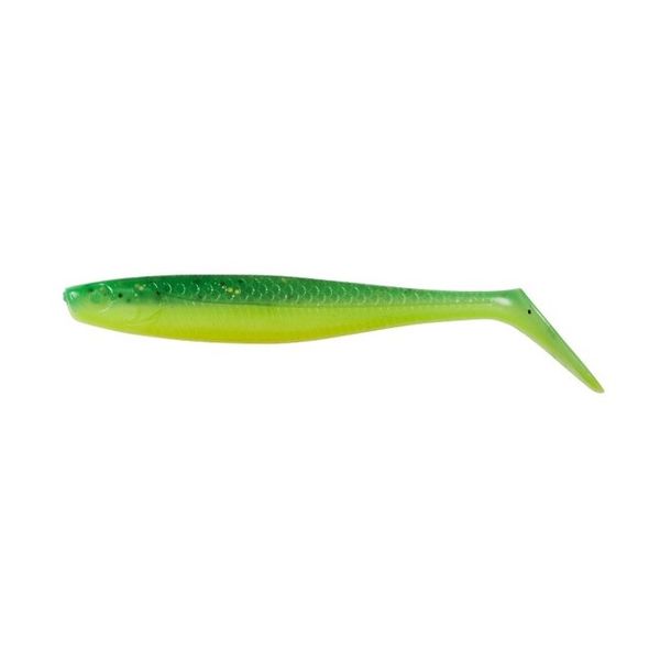 DAM Gumová nástraha Slim Shad Paddletail 10cm Green/Lime