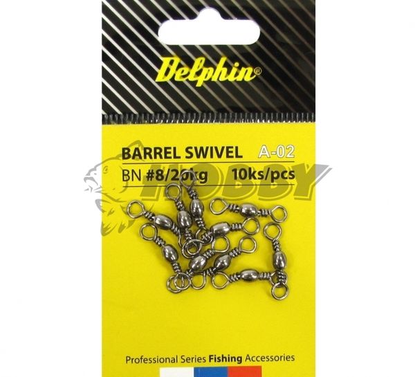 Delphin Barrel Swivel A-02 4/30kg 10ks