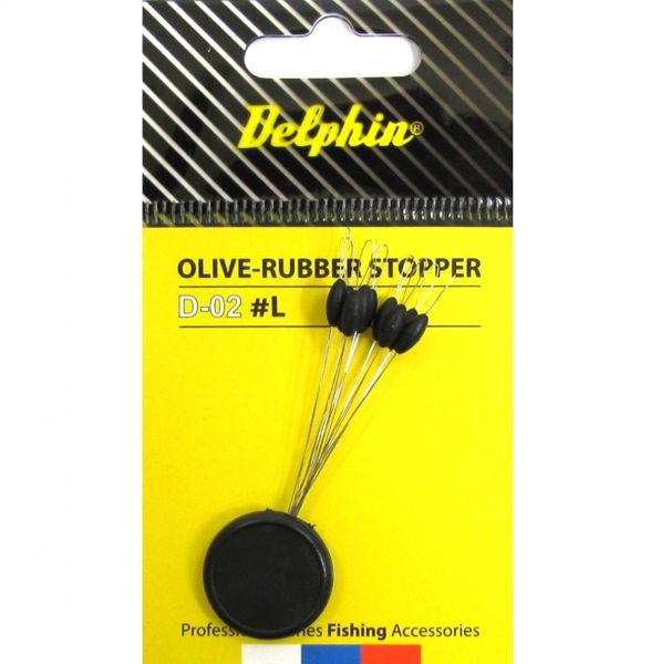 Delphin Olive Rubber Stopper D-02 veľ.L