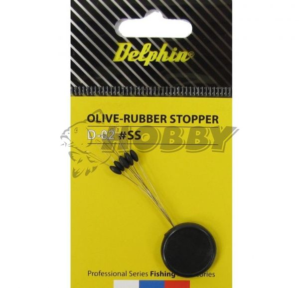 Delphin Olive Rubber Stopper D-02 veľ.SSS