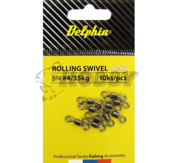 Delphin Rolling Swivel A-01  12/9kg 10ks