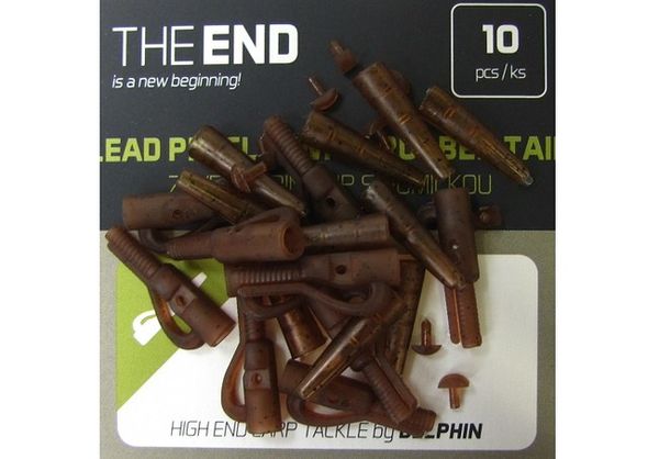 Delphin Závesný PIN klip s gumičkou THE END / 10ks