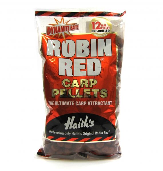 Dynamite Baits Robin Red Carp Pellets s dierkou 12mm/900g