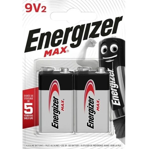 E301530500 Energizer Max Alk 9V BP2 (2ks)