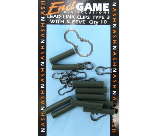 End Game Lead Link Clips With Sleeve 10ks