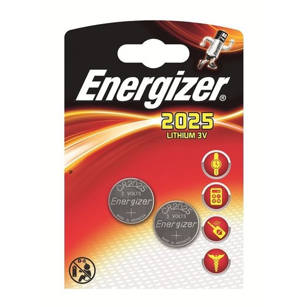 Energizer Lítiové gombíkové batérie CR2025 2ks