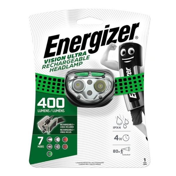 Energizer Nabíjateľná Čelovka Vision Ultra