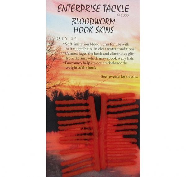 Enterprise Tackle Bloodworm Hook Skins patentka