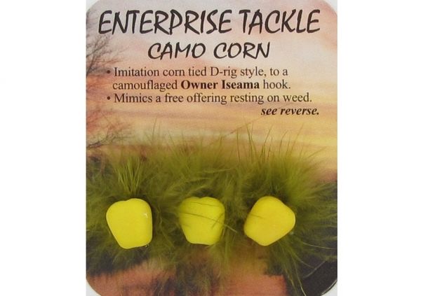 Enterprise Tackle Camo Corn Barbed Hook 3ks