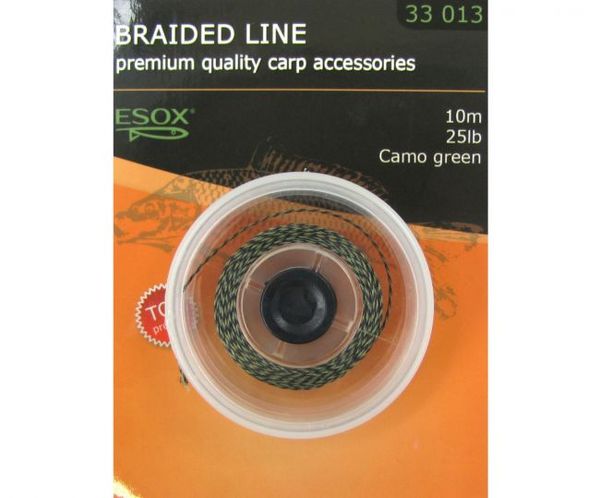 Esox Braided Line Camo Green 10 m/25 lb