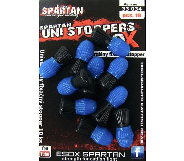 Esox Spartan Float Stopper L Blue/Black 10 ks