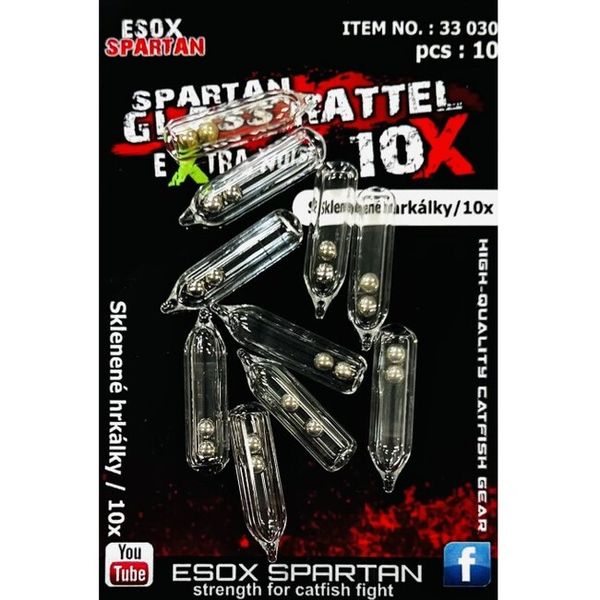 Esox Spartan Glass Rattel 10ks