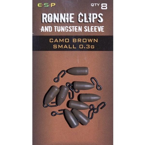 ESP Ronnie Clip Small- 0,3g 8ks Brown