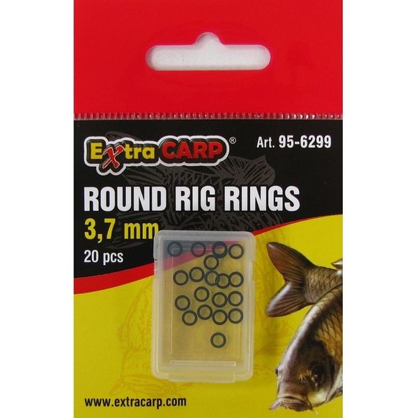 Extra Carp Round Rig Rings 3.7mm 20ks