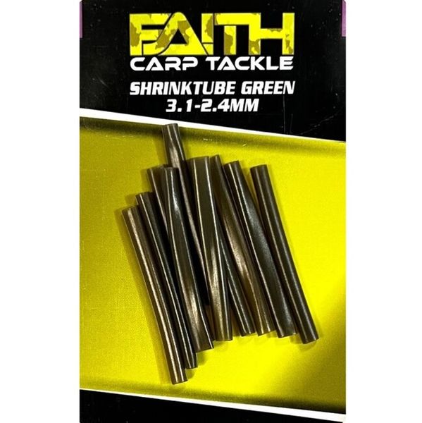 FAITH Zmršťovacie bužírky zelené 3,1-2,4mm 10ks