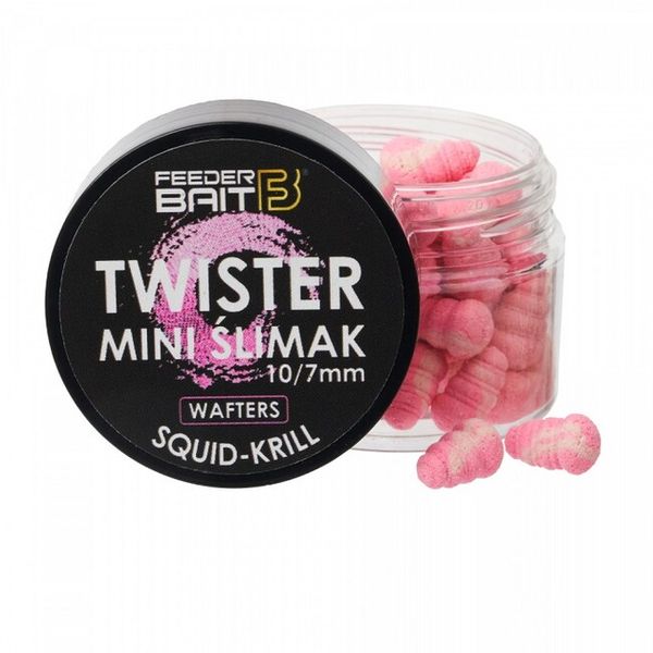 FeederBait Twister Mini Šlimak Wafters 11x8 mm 25 ml Krill &Squid
