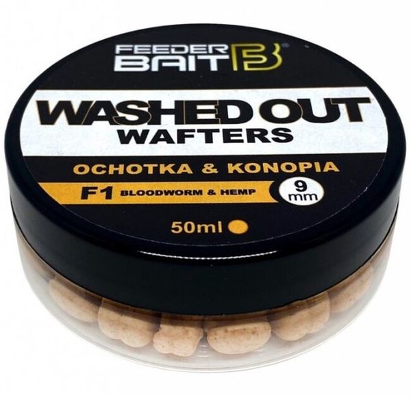 FeederBait Washed Out Wafters 50 ml 9 mm Patentka-Konope