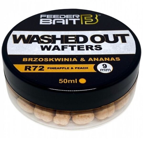 FeederBait Washed Out Wafters 50 ml 9 mm R72 Broskyňa-Ananas