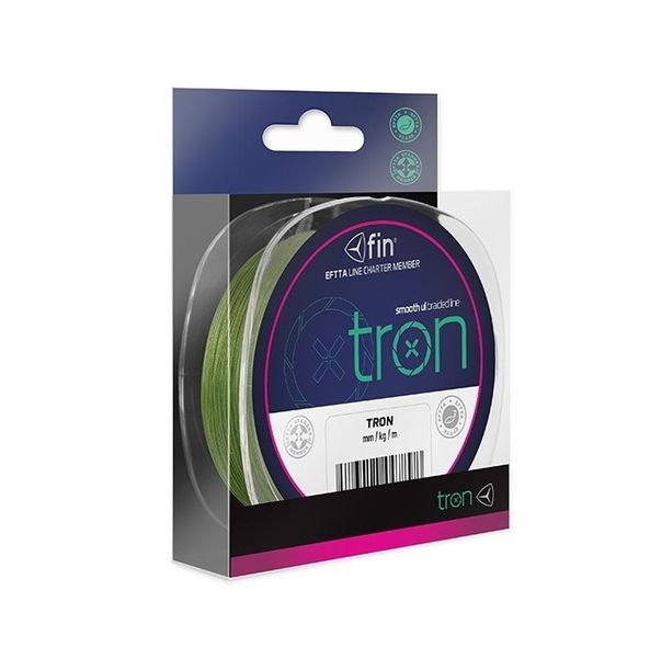 FIN šnúra TRON zelená 0,06mm/2,70kg/130m